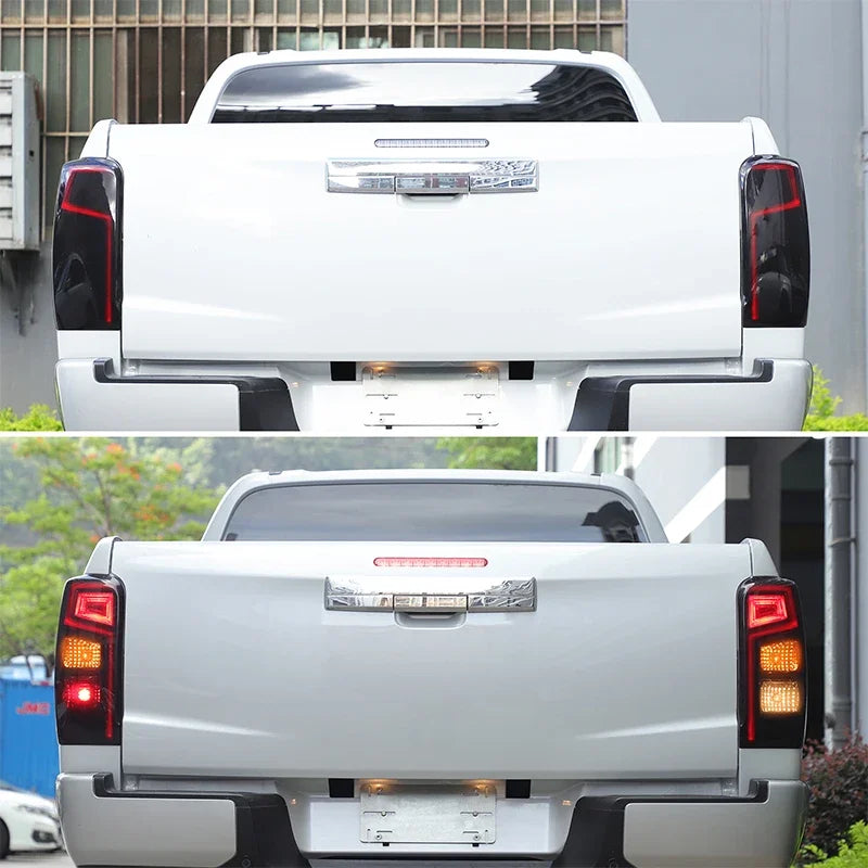 Czarna osłona tylnego światła z ABS do Mitsubishi L200 2019 2025