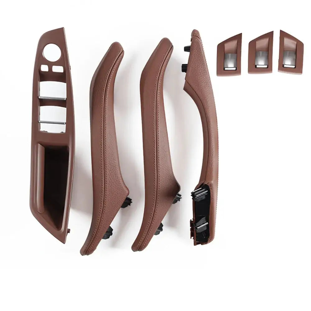 LHD RHD 7pcs Interior Door Armrest Panel Pull Handle With Leather Outer Cover For BMW 5 Series F10 F11 520i 523i 525i 528i 535i by InterCyprus Trading Ltd