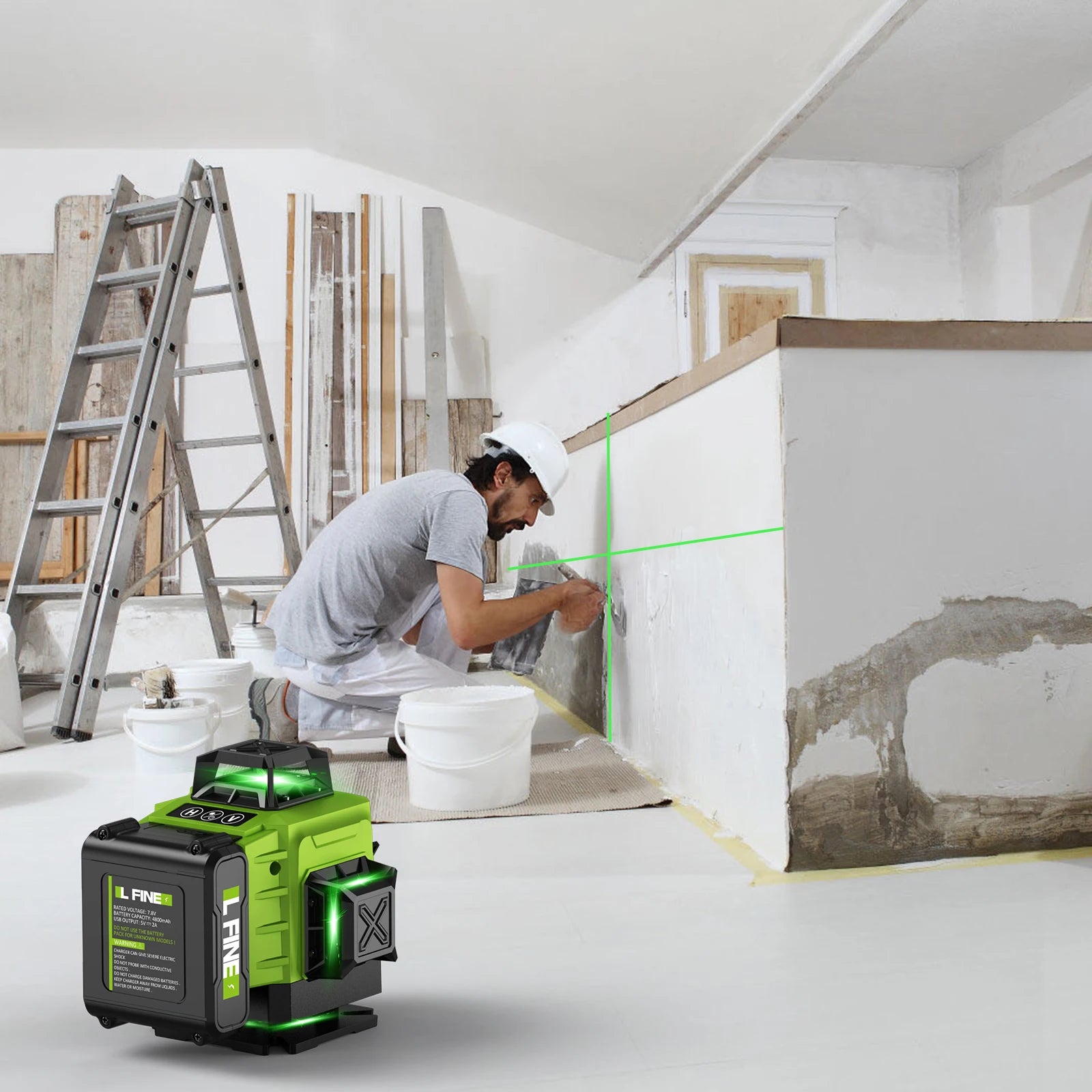 Lfine 4D 16 Lines 360 Degree Self Leveling Laser &ndash; Tripod