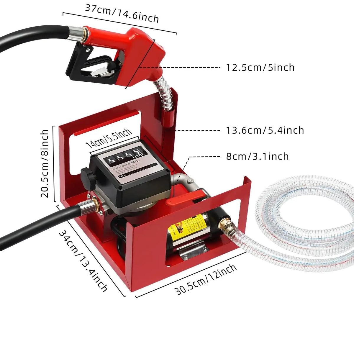 Suction Pump Kit 45/50/60L/min &ndash; Self Priming Oil Extractor 50L min 550W / GERMANY