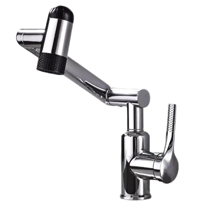 4 Modes Basin Faucet &ndash; Desk Mounted Hot Cold Rotation Chrome / Poland / include 60cm hose