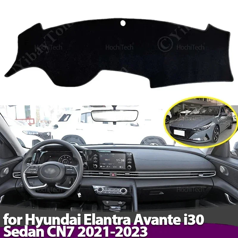 Copertura Antiscivolo per Cruscotto per Hyundai Elantra Avante i30 CN7 2021-2023