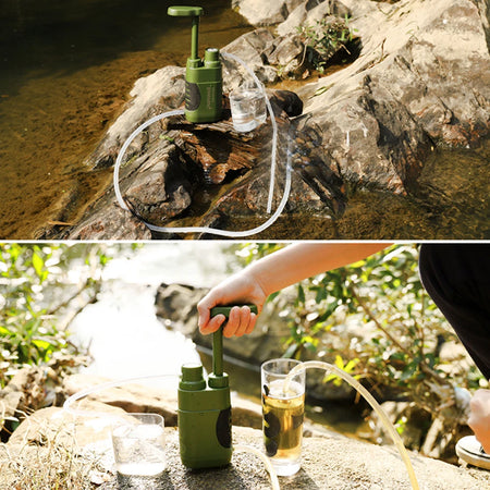 Portable Water Filter &amp; Survival Kit