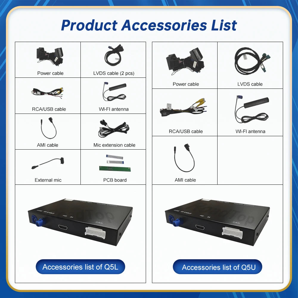 Road Top Android Auto Wireless For Audi - CarPlay Interface