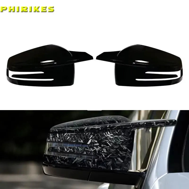 Реальные накладки на боковые зеркала из углеродного волокна для Mercedes W176 W246