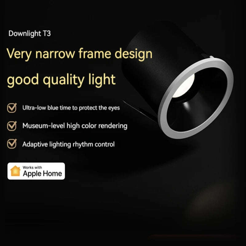 Inteligentny Ściemniacz Spotlight Downlight Z Zigbee 3.0 I 6W Okrągłą LED