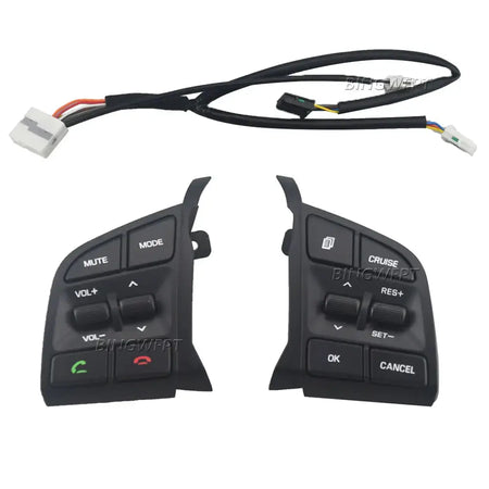 1Pair Steering Wheel Buttons With Backlight For Hyundai Tucson 2015-2019 Cruise Control Switch 96720-D3200 by InterCyprus Trading Ltd