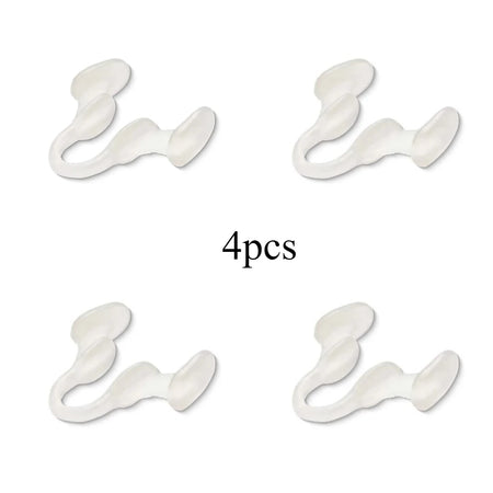 Silicone Anti Snoring Device ZX025 &ndash; Naturally Stop Snoring F538-white-4pc