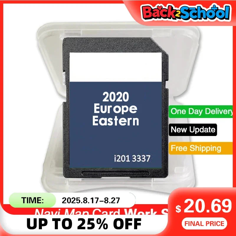 RNS310 East Europe UK SD Map Card &ndash; Anti Fog Sticker