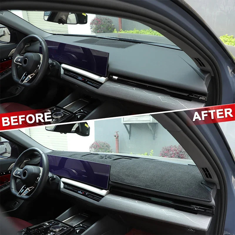 Črna poliester zaščita sonca za armaturno ploščo za BMW G60