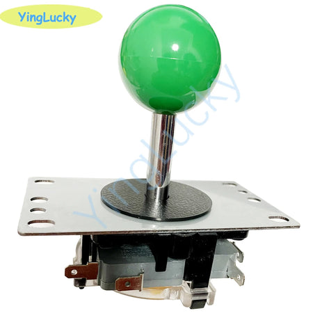 YingLucky Y-10 Arcade Joystick &ndash; Durable 4/8 Way Fighting Stick Parts With a green ball