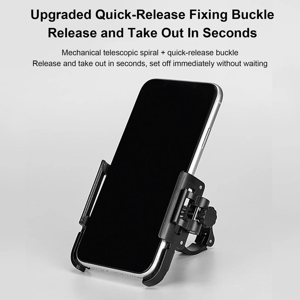 Bike Cell Phone Holder Bracket &ndash; Fast Release Buckle