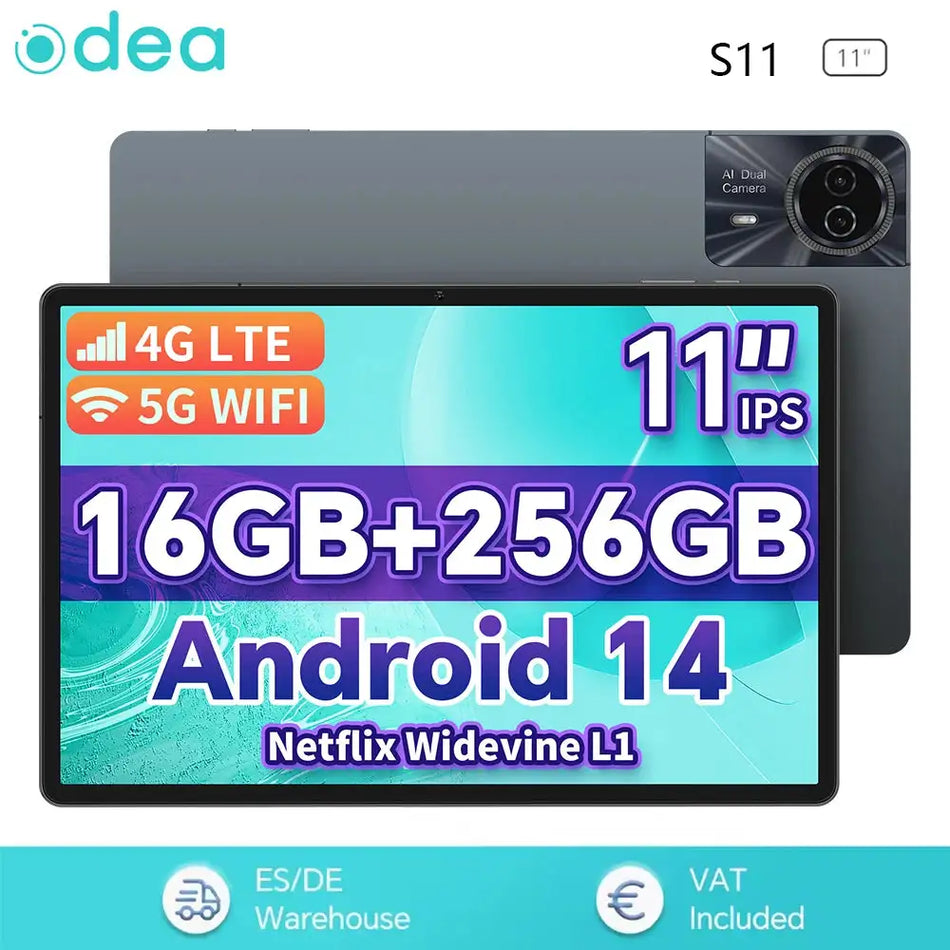ODEA S11 Android 14 Tablet 11 Inch 1920x1200 4G LTE Tablet / EU / spain