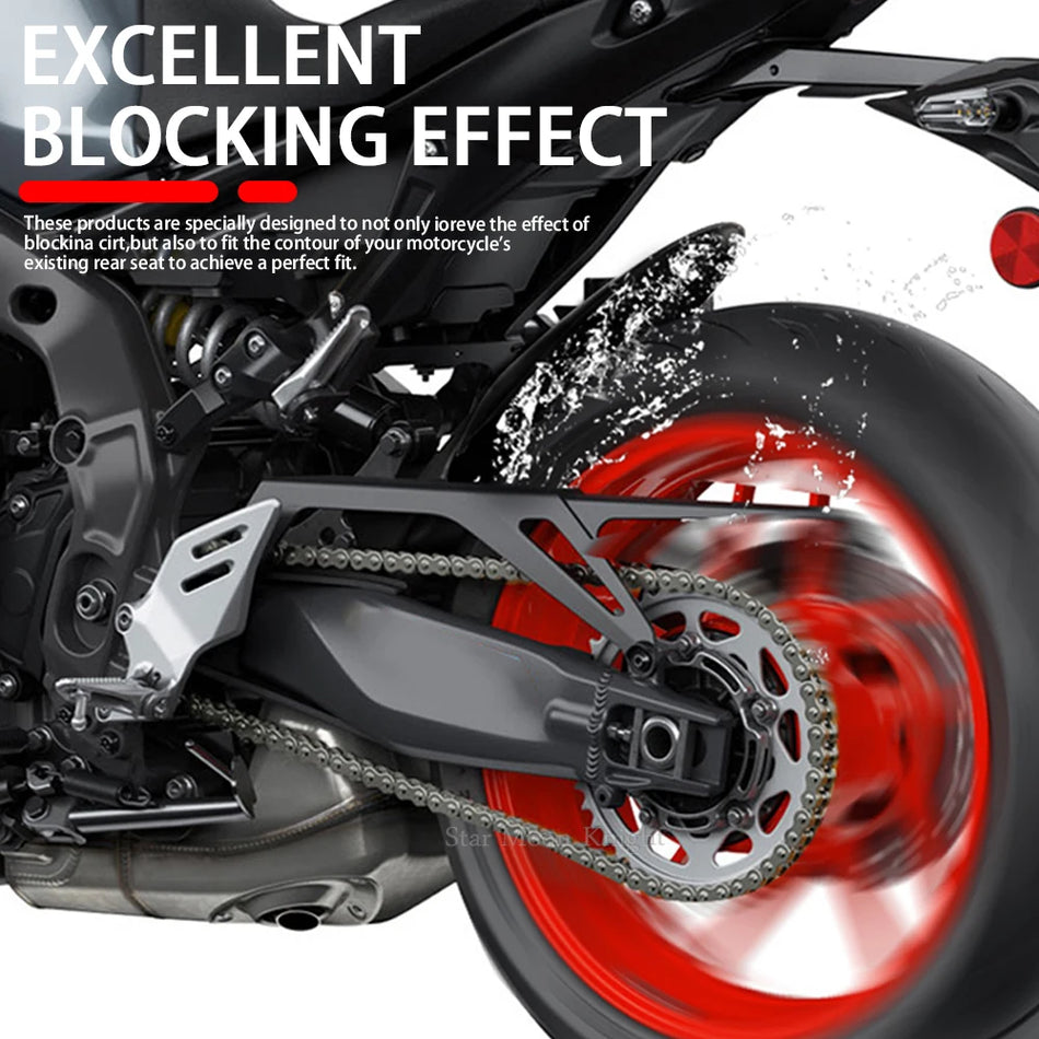 Extensor de Para-lamas Dianteiro Yamaha MT-09 para MT-09 SP 2021-2024, Extensão de Protetor de Lama