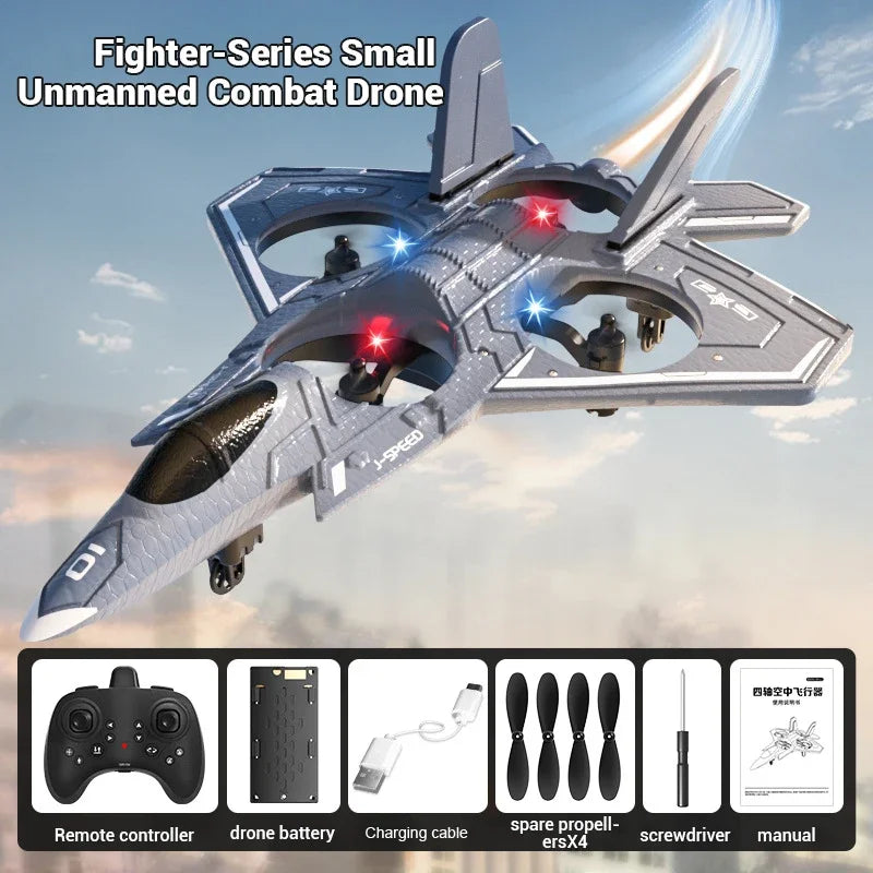 Cross-Border New Small Combat Drone Toy &ndash; Anti Crash Foam Grey