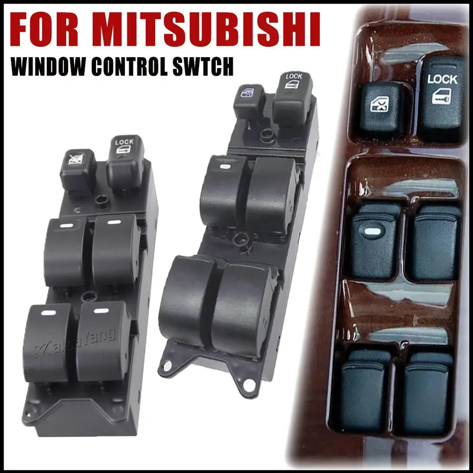 Master Power Window Switch ABS for Mitsubishi Lancer Galant Montero Endeavor by InterCyprus Trading Ltd