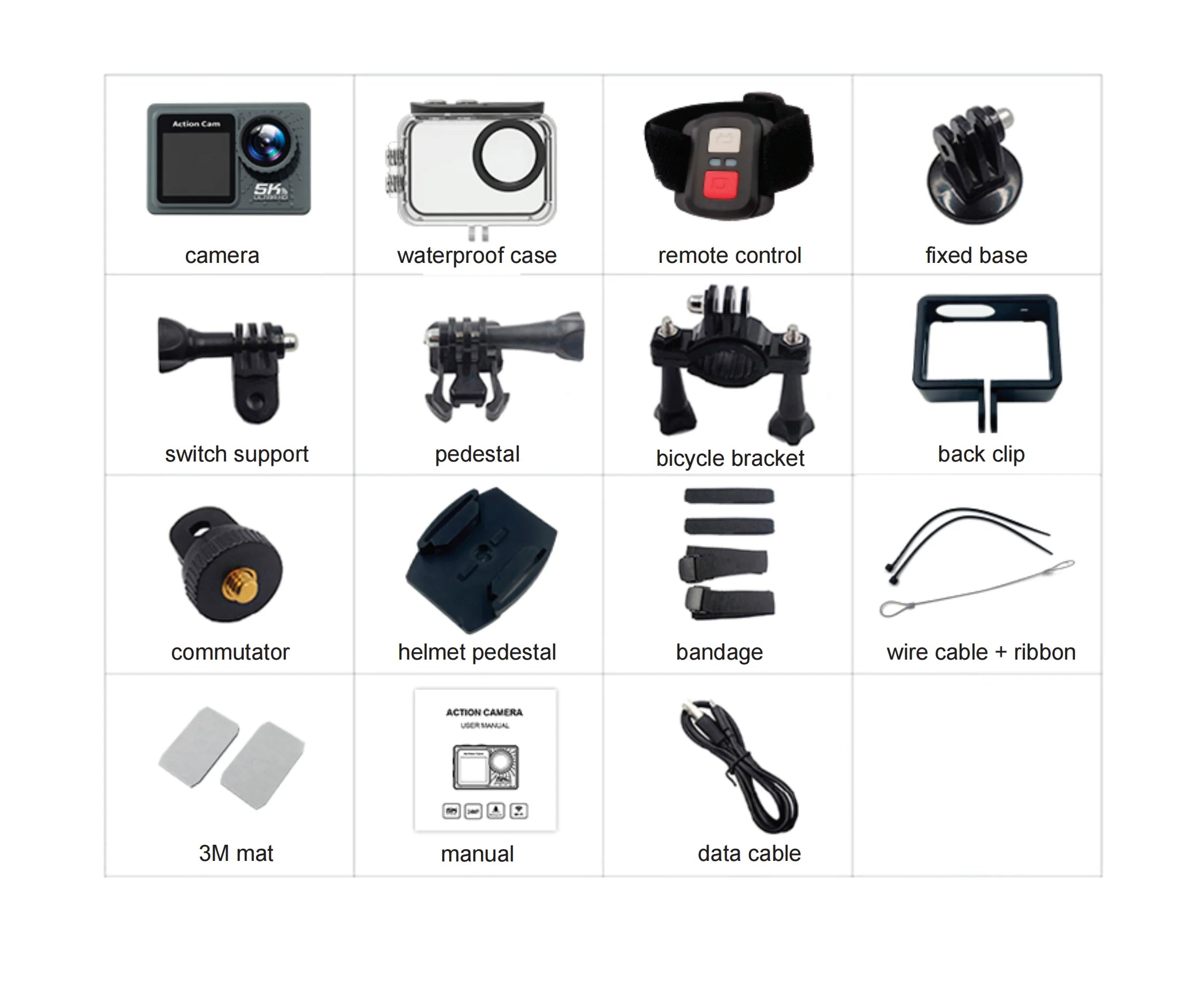 M40 5K Action Camera &ndash; 4K60FPS Anti-Shake Technology