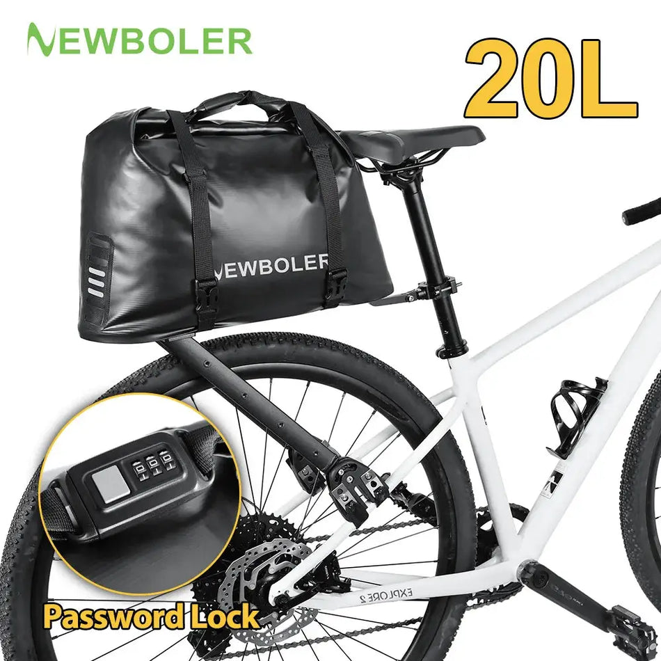 Aluminum Alloy Luggage Carrier With Lock For MTB Gravel Bike by InterCyprus Trading Ltd