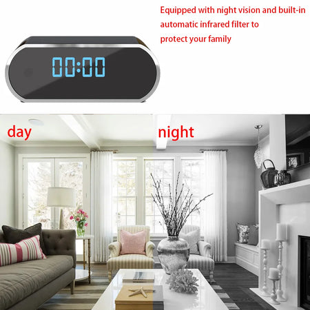 Wireless Alarm Clock Camera &ndash; 1080P Full HD Night Vision