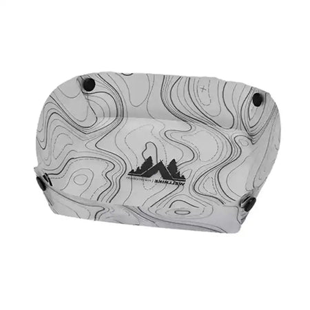 Outdoor Portable Foldable Camping Tableware Food Grade WhiteDining plate