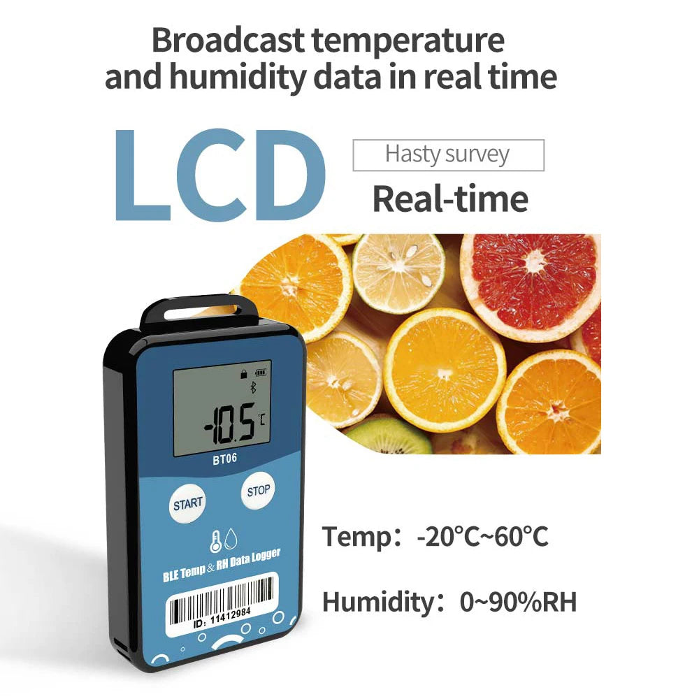Bluetooth Temperature Humidity Data Logger BT06 &ndash; PDF