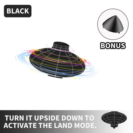 Magical Flying Gyroscope &ndash; Interactive LED Light Show black / OneSize