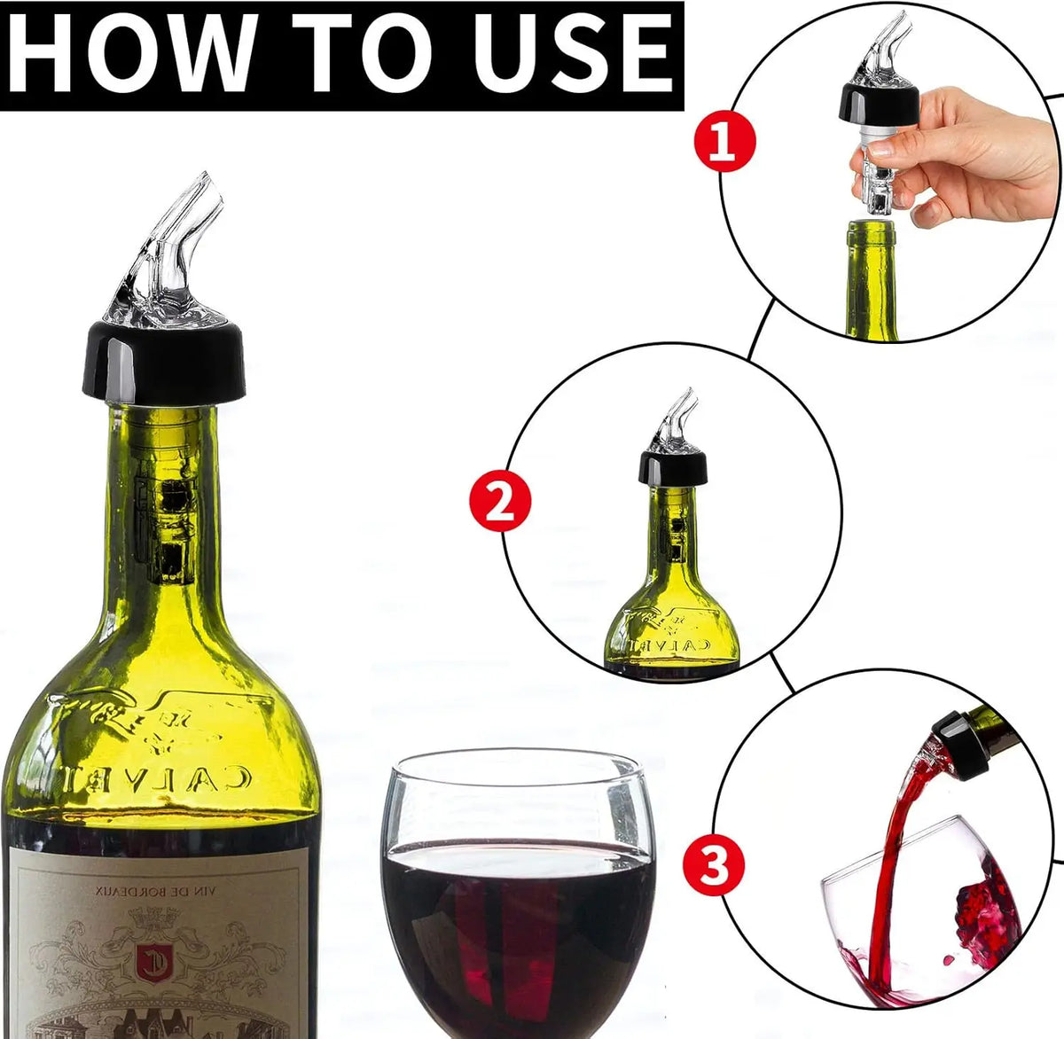 Automatic Measure Liquor Pourers &ndash; Durable Virgin Plastic