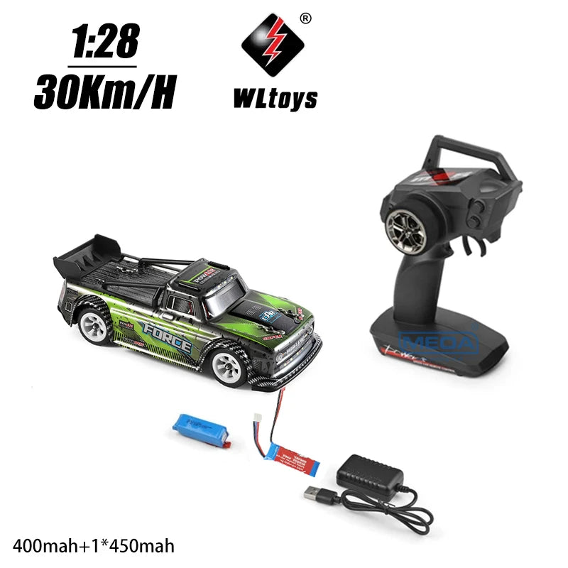 WLtoys 284161 1/28 4WD High-Speed RC Car - 30Km/H Off-Road Drift Racer