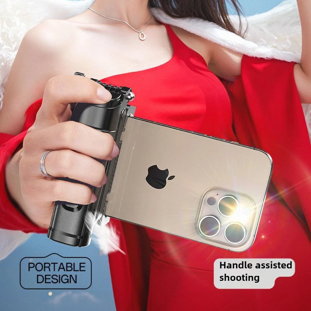 LISCN P25 Mini Portable Selfie Stick with Anti-Shake Quadpod and Wireless Remote