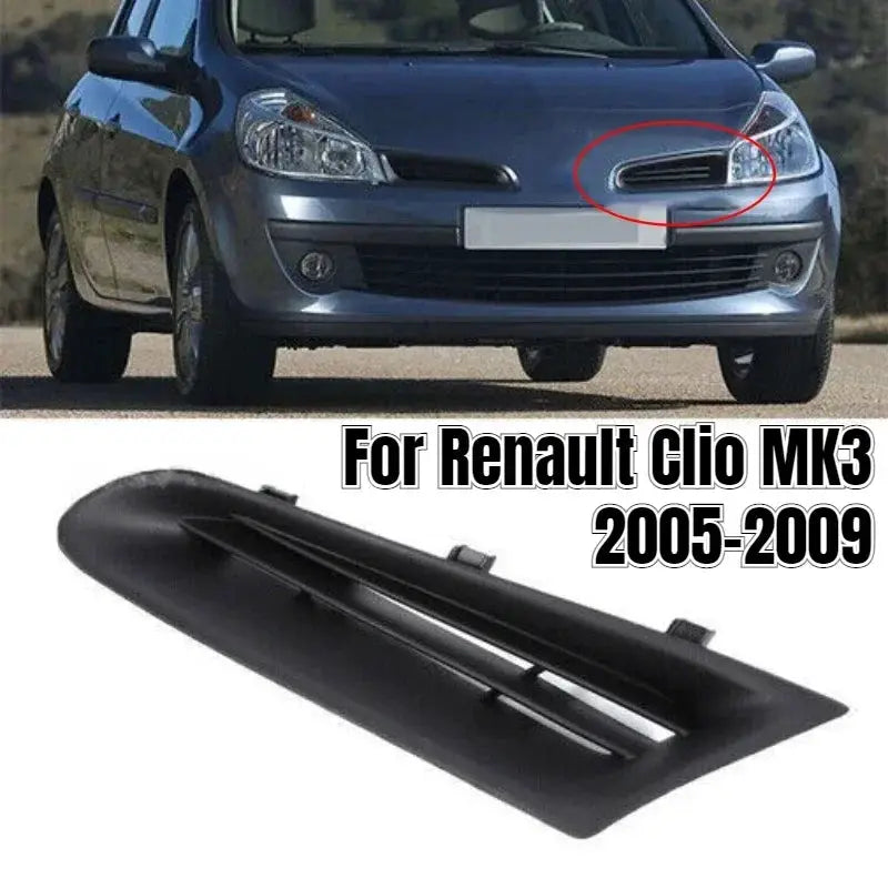 Front Bumper Grill ABS for Renault Clio MK3 2005-2009 7701208684 by InterCyprus Trading Ltd
