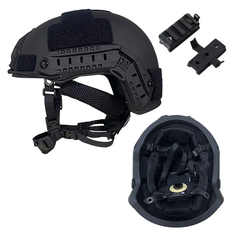 Wendy Ballistic ACH High Cut Helmet &ndash; Ultra Lightweight Black-Wendy