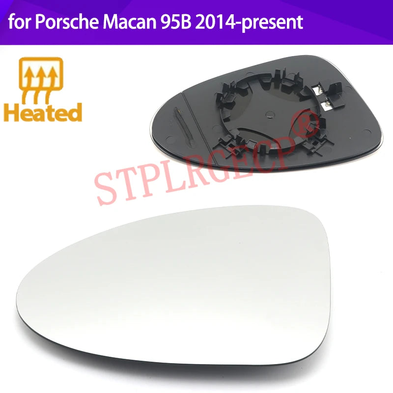 Lente de espejo lateral calefactable para Porsche Macan 95B