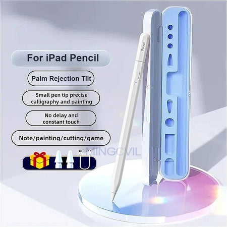 iPad Pencil 2025 M4 Stylus - Palm Rejection And Tilt white with Box
