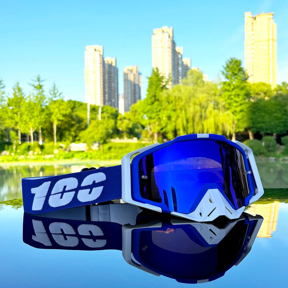 Huurtumaton Tuulenpitävä Pölysuojattu Moottoripyöräilylasit Kilpailua Varten