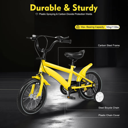 14 Inch Kids Bicycle With Training Wheels &ndash; Safe Start