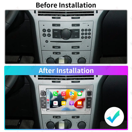 2GB 32GB Car Radio GPS Opel Astra Vectra &ndash; Wireless CarPlay