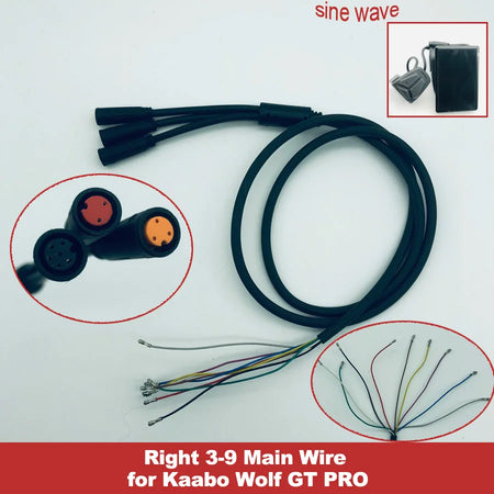 KWHEEL Main Wire Cable for Kaabo Wolf GT, PRO &amp; PRO+ Electric Scooters