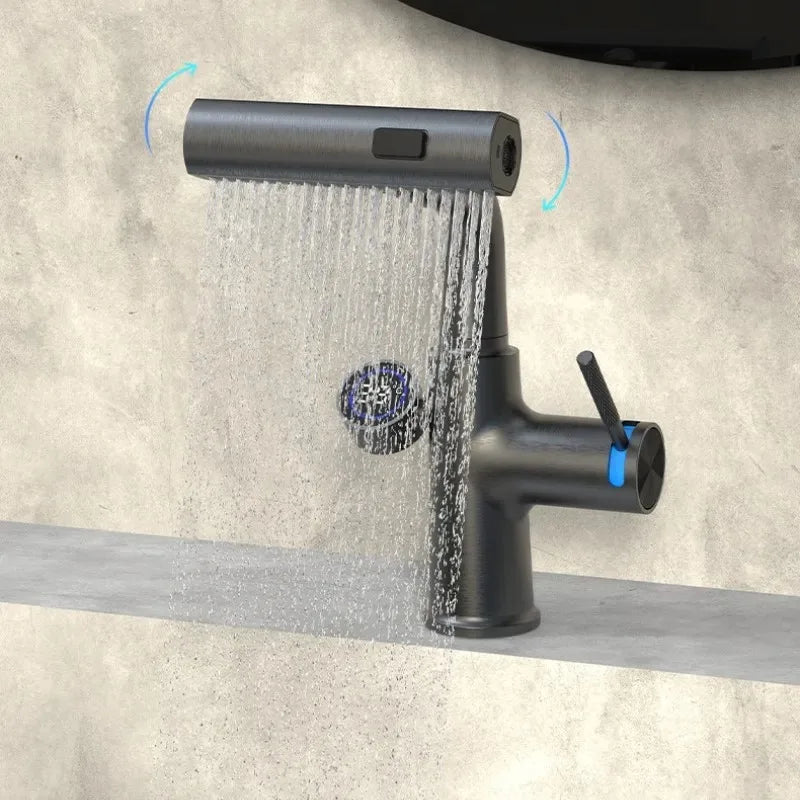 Digital Display Basin Faucet – Single Handle Deck Mounted