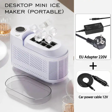 Portable Cube Ice Maker For Home Office Car 12V 110V 220V 220v 12V Purple