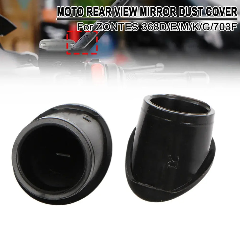 For ZONTES 703F 368G 368D 368E 368M 368K 703 F Motorcycle Left Right Rearview Rear View Mirror Waterproof Dust Cover Rubber Plug by InterCyprus Trading Ltd
