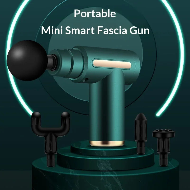 Mini Pocket Fascia Gun Dispositivo de Massagem Portátil para Alívio do Pescoço e dos Músculos