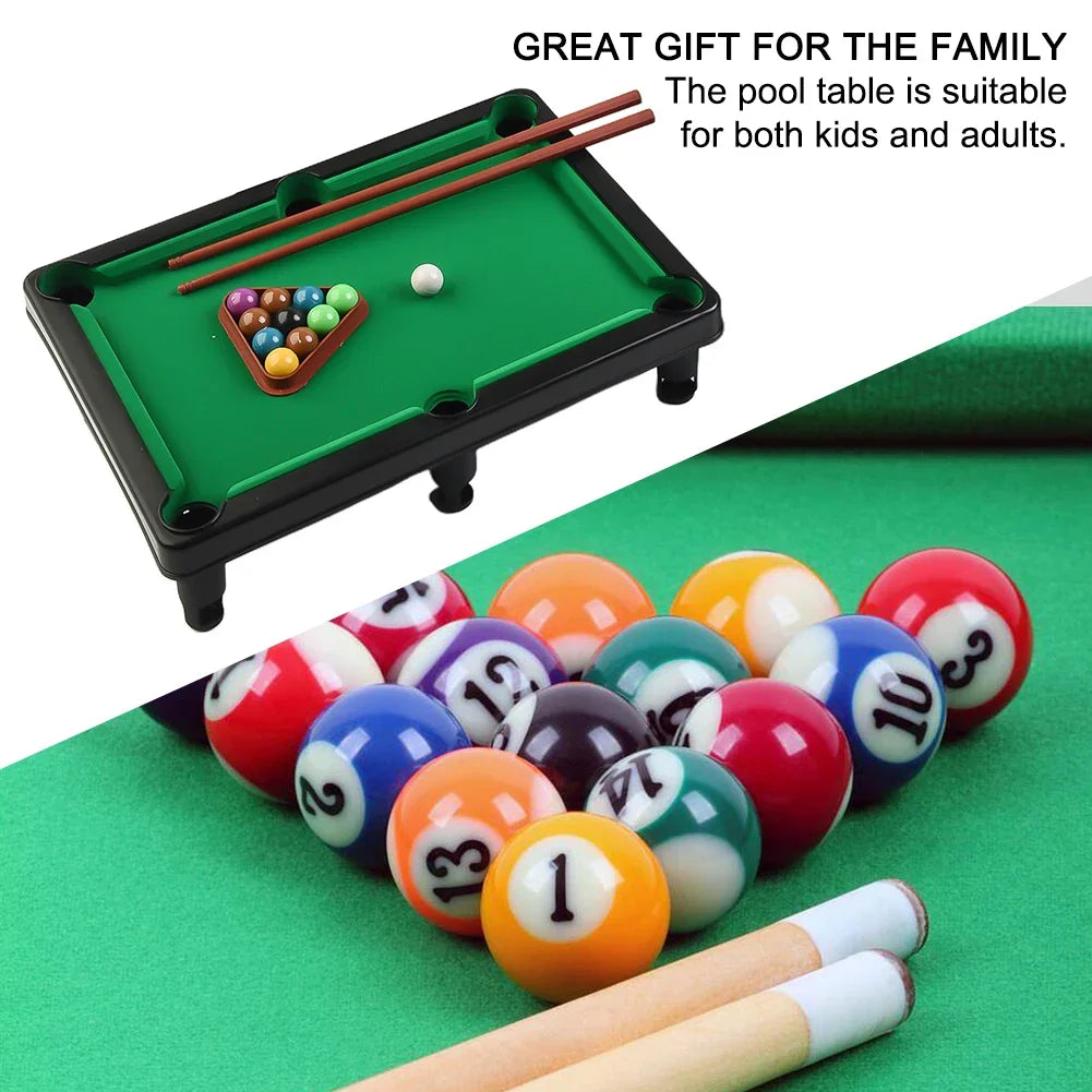 Pool Table Playset Top Game Table &ndash; Portable Family Fun