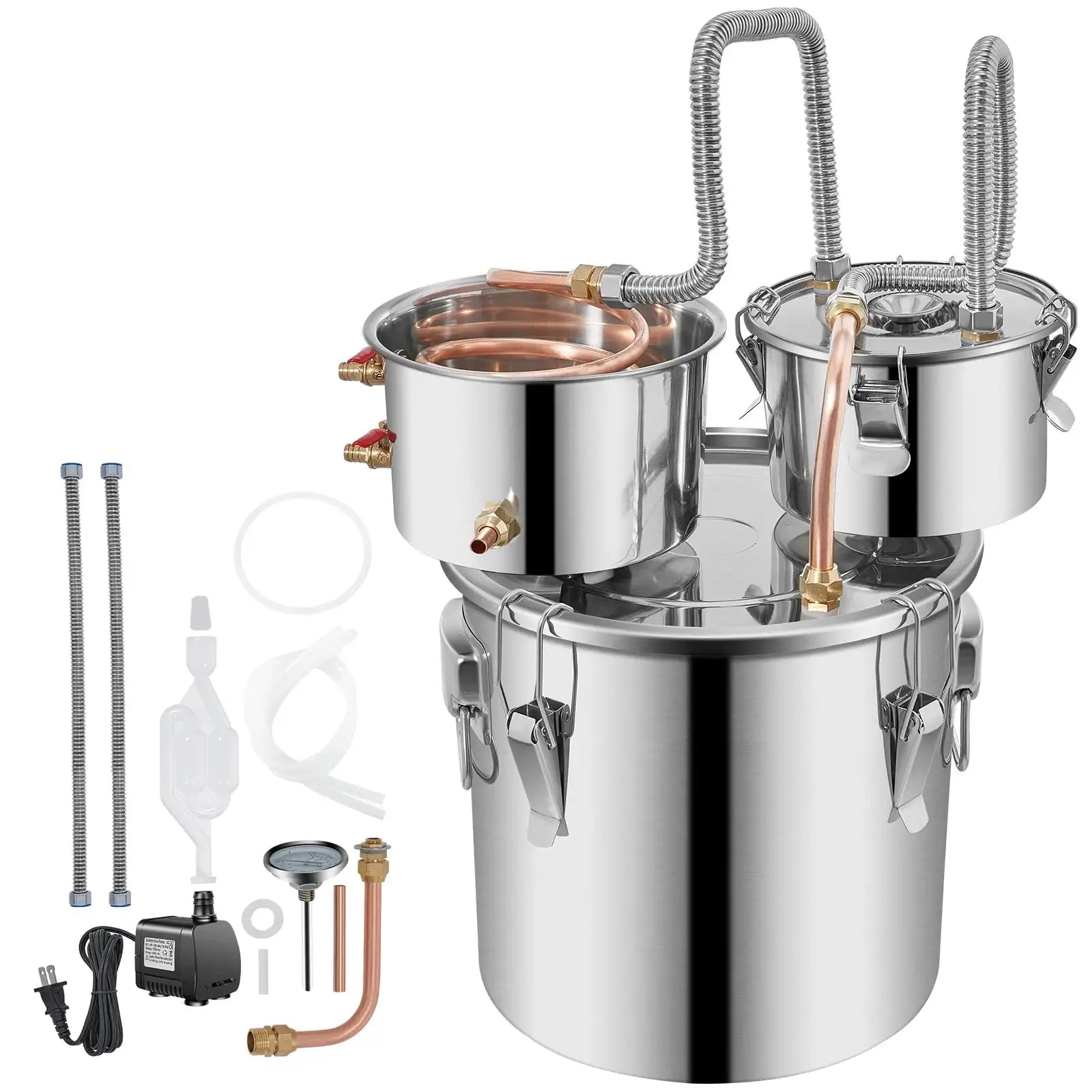 Stainless Steel Moonshine Distiller 12 To 30L Home Kit