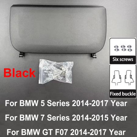 For BMW 5 7 GT Series 2009-2017 F10 F11 F01 F02 F07 Car Seat Back Panel Leather Backrest Storage Pocket Cover by InterCyprus Trading Ltd