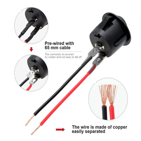 12V Round Rocker Switch &ndash; Reliable Power Control for Automotive and Marine Use