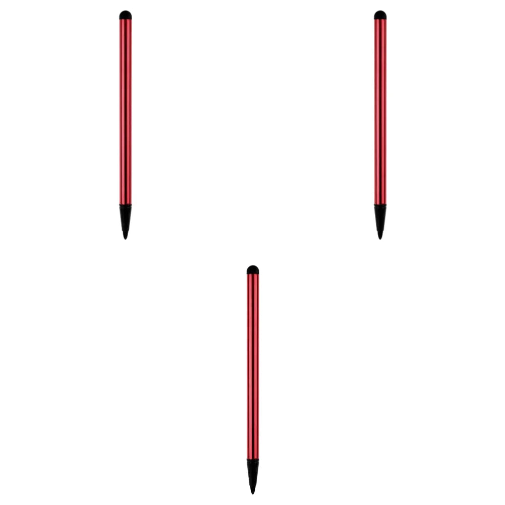 Universal Stylus Pen for iPad, iPhone, Samsung - Precision Drawing &amp; Writing Red 3PCS
