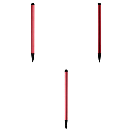 Universal Stylus Pen for iPad, iPhone, Samsung - Precision Drawing &amp; Writing Red 3PCS