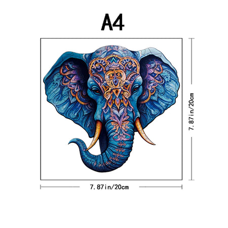 Wooden Jigsaw Puzzle - Colored Cat &amp; Peacock Design - Creative Intelligence Toy for Adults and Kids 14+