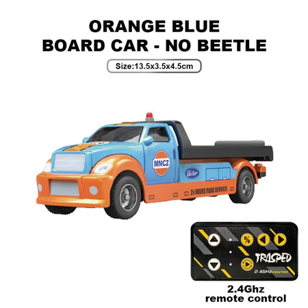 RC Car Pickup Truck One Sixty Fourth &ndash; High Speed Racing 185 Orange