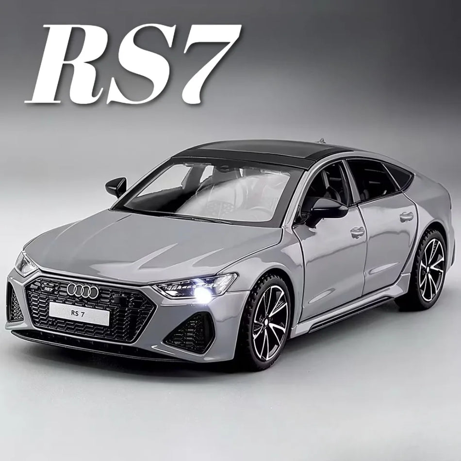 Diecast model avtomobil 1:32 RS7 RS6 z odprtimi vrati, izvrstna notranjost, kovinsko telo